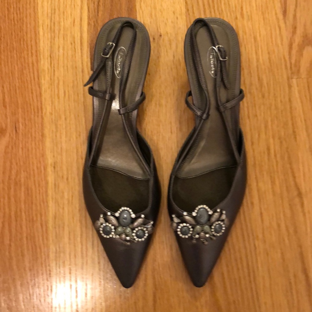 Talbots sling back heels